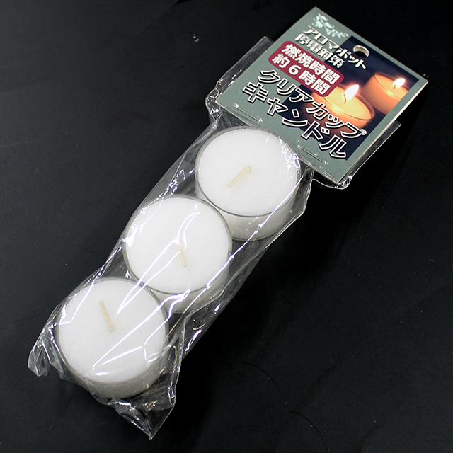 クリアカップキャンドル